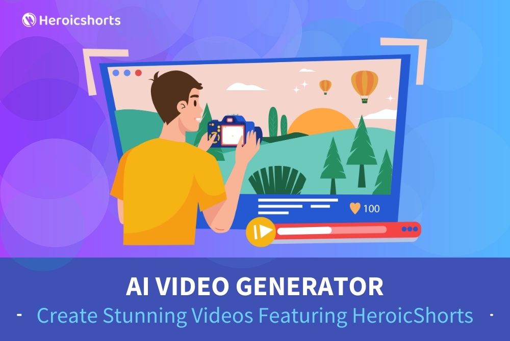 AI Video Generator | Create Stunning Videos Featuring HeroicShorts