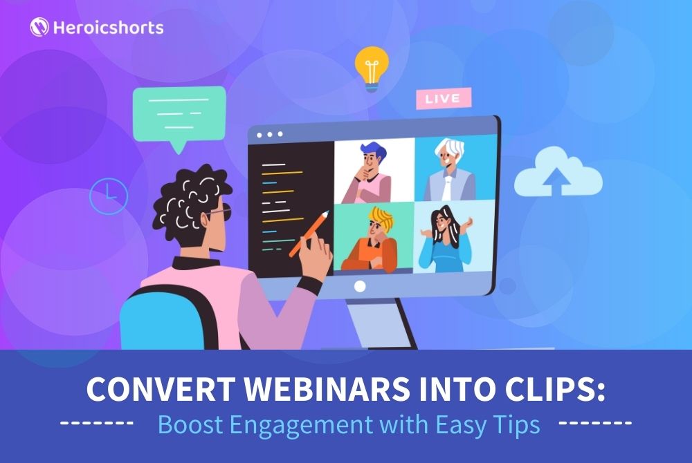 Convert Webinars into Clips: Boost Engagement with Easy Tips